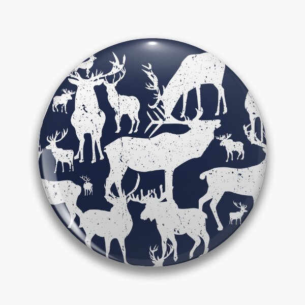 Item preview, retro moose and deer lover heart  designed and sold by ELmezz.
