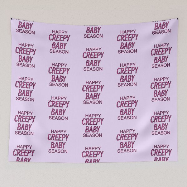 Item preview, Happy Creepy Baby Season (text only) designed and sold by Bridget Beswick.