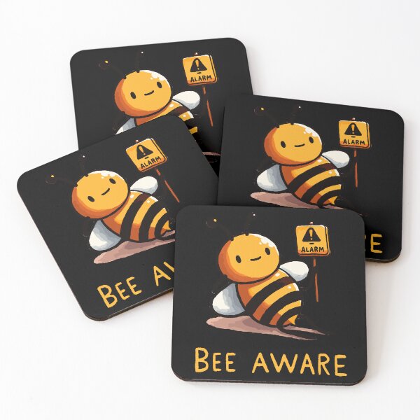 Item preview, Bee aware Bee designed and sold by DoodleDashShop.