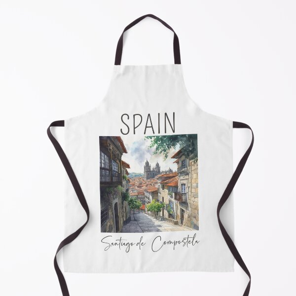 Item preview, Watercolor Design of Santiago de Compostela - Spain designed and sold by Sketch-Shack.