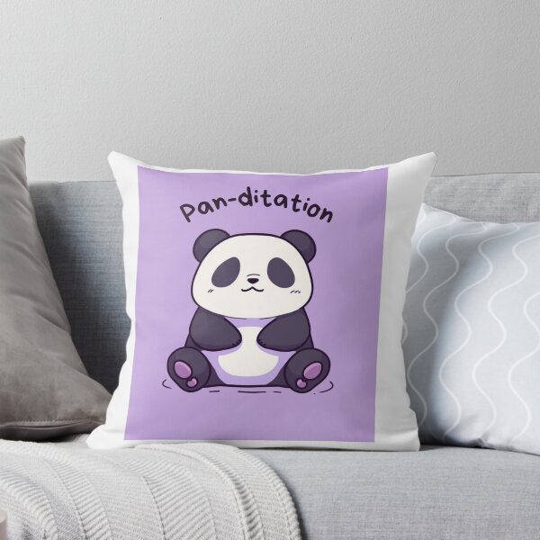 Item preview, Kawaii Cute Yoga Meditating Panda designed and sold by AdaMazingDesign.
