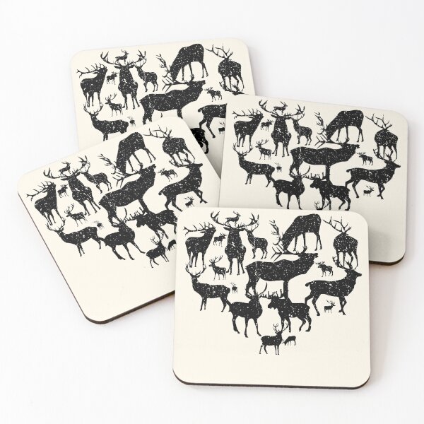 Item preview, vintage heart of deer and moose lover designed and sold by ELmezz.