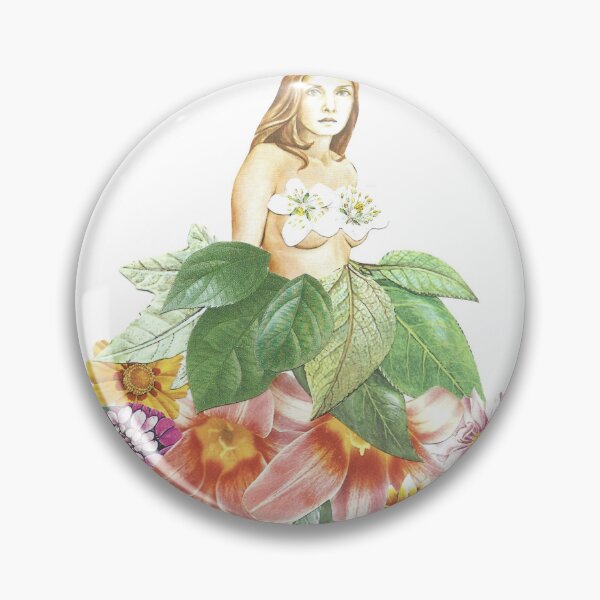 Item preview, 'Flower Queen' hand cut paper collage designed and sold by Electric-Kitty.