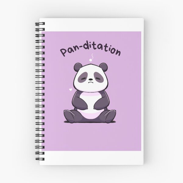 Item preview, Kawaii Cute Yoga Meditating Panda designed and sold by AdaMazingDesign.