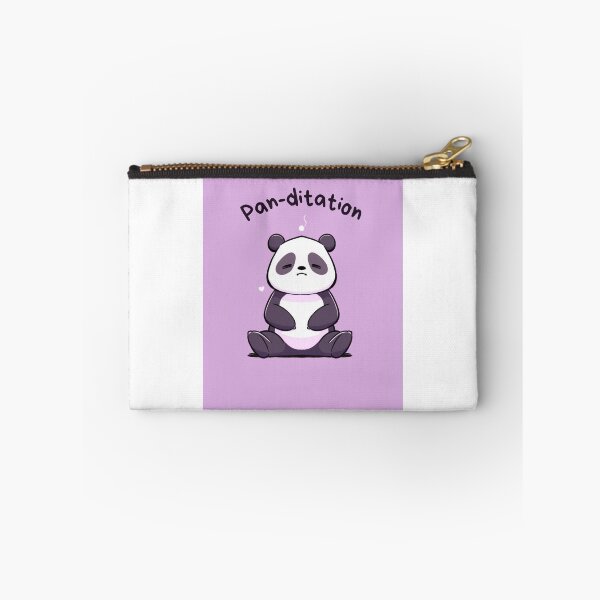 Item preview, Kawaii Cute Yoga Meditating Panda designed and sold by AdaMazingDesign.