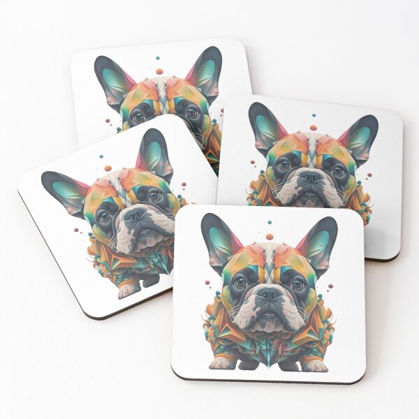 Item preview, Adorable colorful French bulldog designed and sold by LuckyFamily.