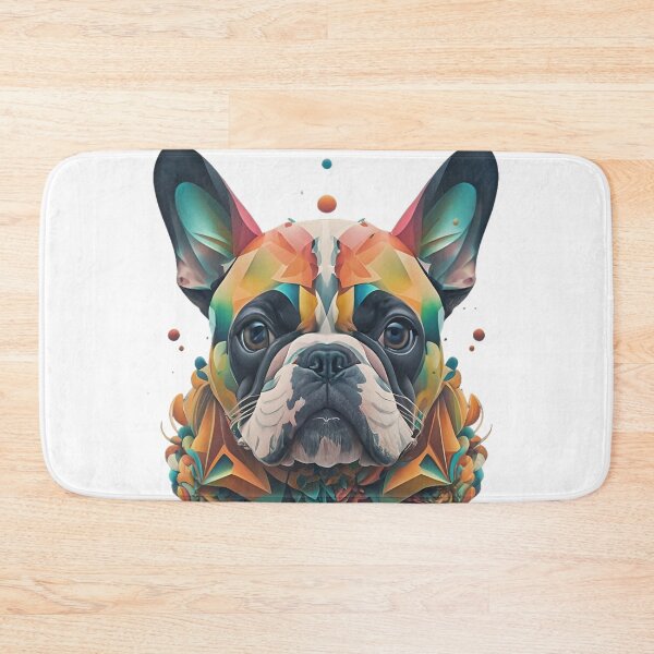 Item preview, Adorable y colorido bulldog francés designed and sold by LuckyFamily.