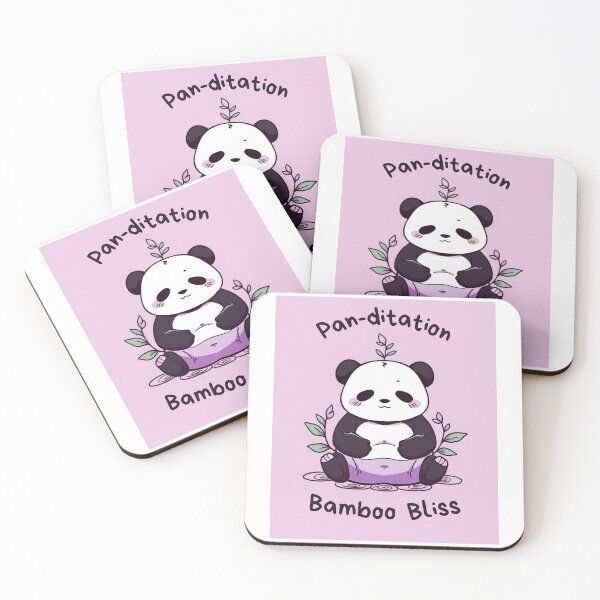 Item preview, Kawaii Cute Yoga Meditating Panda designed and sold by AdaMazingDesign.