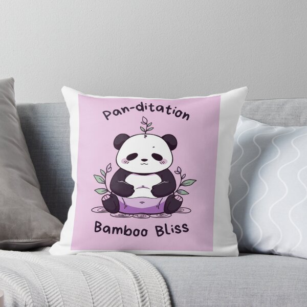 Item preview, Kawaii Cute Yoga Meditating Panda designed and sold by AdaMazingDesign.