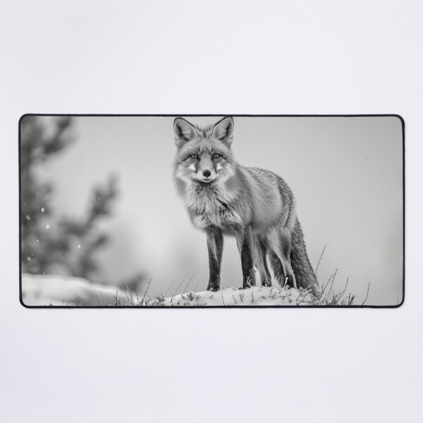 Item preview, Winter's Watchful Fox designed and sold by EtherealEchoes.