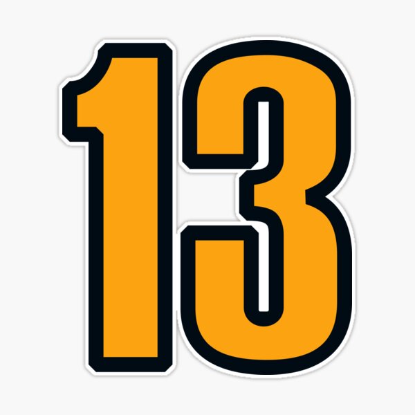 orange black and white 13