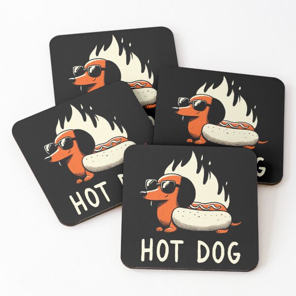 Item preview, Hot dog Dachshound hot dog designed and sold by DoodleDashShop.