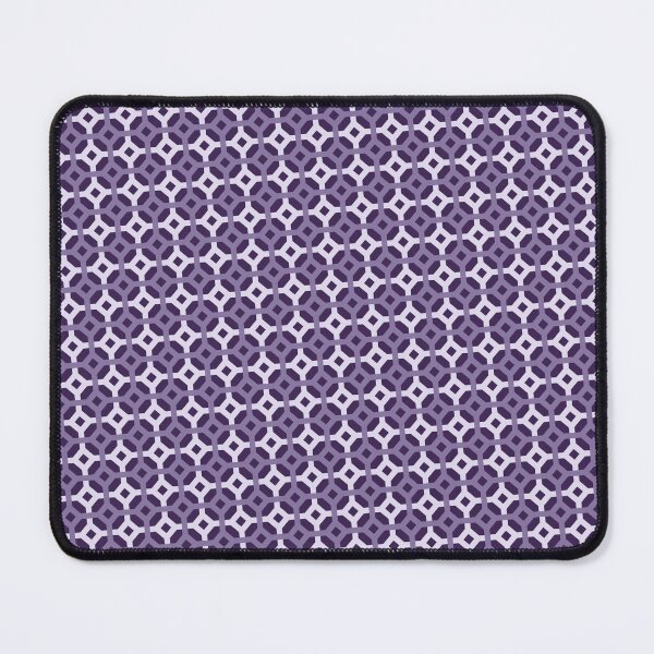 Item preview, Purple White Diamonds & Octagons Replicating Continuous Interlocking Pattern  designed and sold by Alchemy-A-La-G.