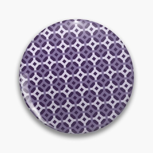 Item preview, Purple White Diamonds & Octagons Replicating Continuous Interlocking Pattern  designed and sold by Alchemy-A-La-G.