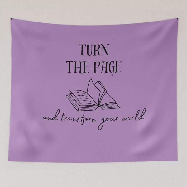 Item preview, Turn the Page and Transform Your World designed and sold by PrintableByZaah.
