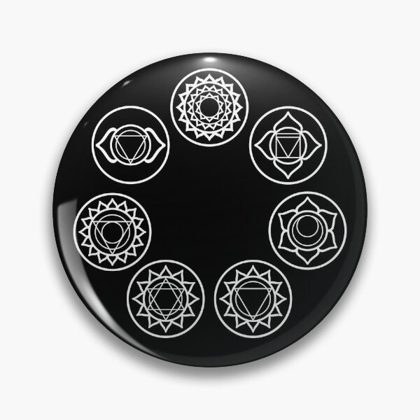 Item preview, Diseño de círculo de chakras en blanco y negro. designed and sold by MysteD.