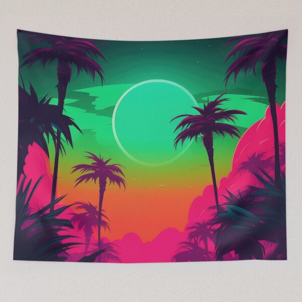 Item preview, Intense Retro Radiance: Atmospheric Synthwave Spectra designed and sold by Mullet Monkey.
