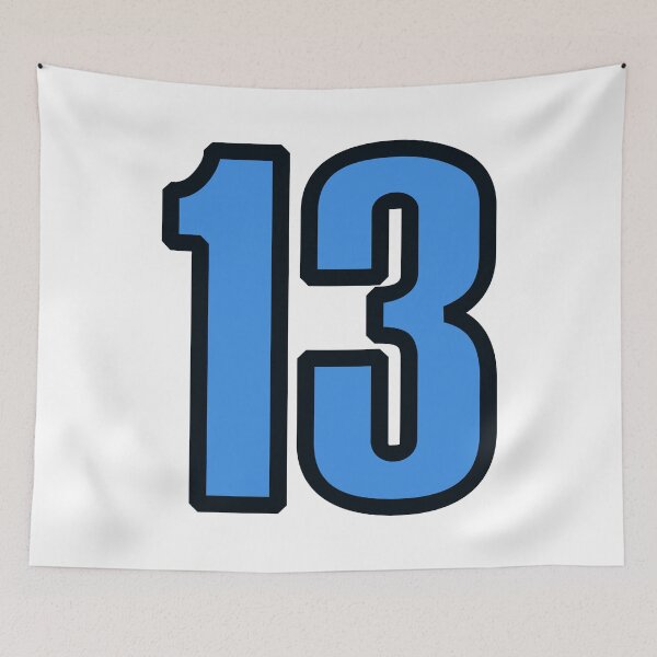 Item preview, Number 13 Blue and Black designed and sold by Creations-By-Em.