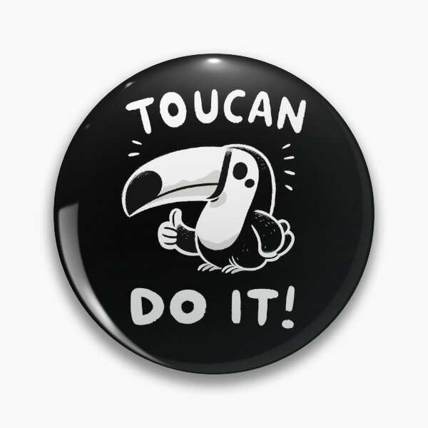 Item preview, You can do it Toucan do it Tropical Bird designed and sold by DoodleDashShop.