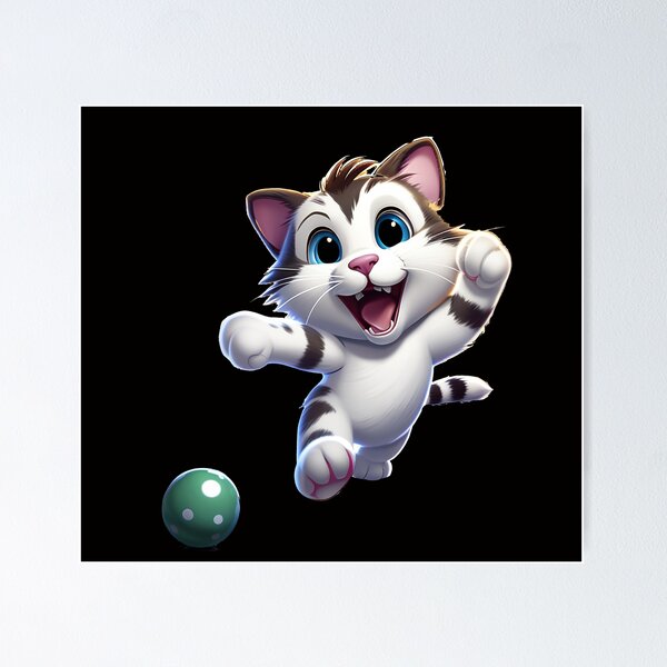 Item preview, Cat Playing Bowling  designed and sold by neworionsOrions.