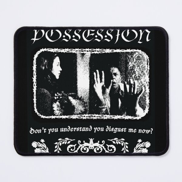 Item preview, Possession 1981 film horror design floral barbed wire gothic black white designed and sold by aurora-creative.