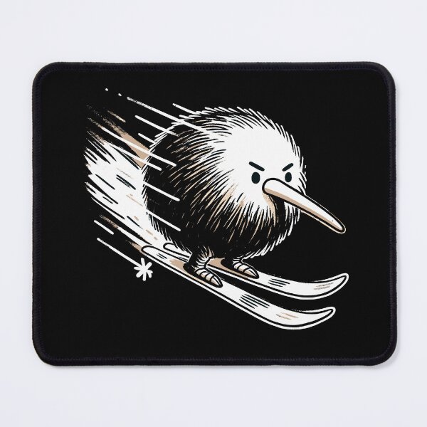 Item preview, Downhill skis Skiwi Kiwi designed and sold by DoodleDashShop.