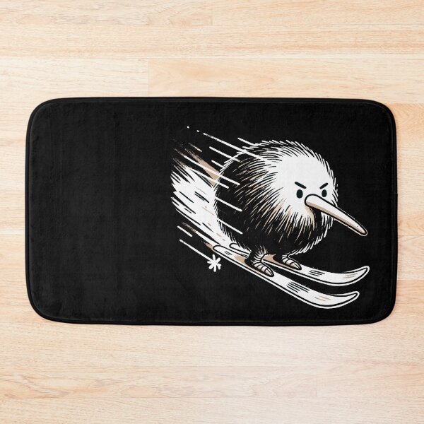 Item preview, Downhill skis Skiwi Kiwi designed and sold by DoodleDashShop.