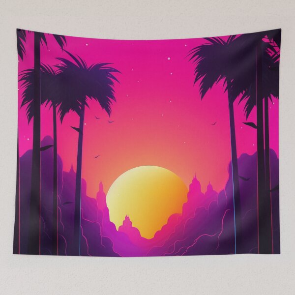 Item preview, Retrowave Rhapsody: Atmospheric Intensity Unleashed designed and sold by Mullet Monkey.