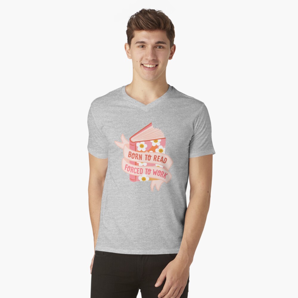 Artikel-Vorschau von T-Shirt mit V-Ausschnitt, designt und verkauft von indiebookster.