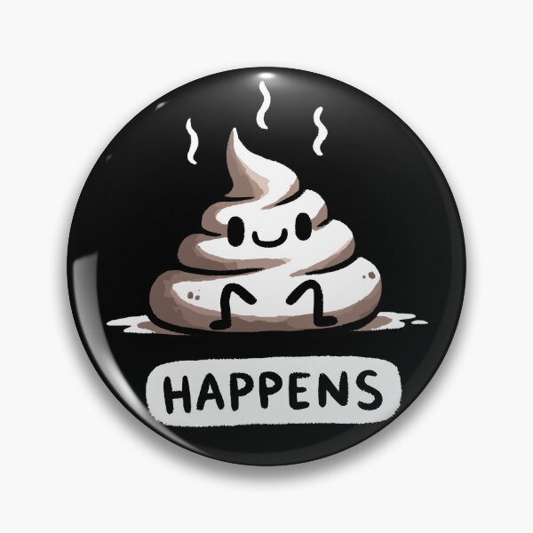 Artikelvorschau, Shit Happens Emoji entworfen und verkauft von DoodleDashShop.