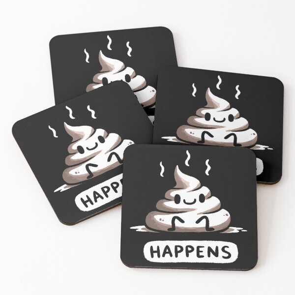 Item preview, Shit Happens Emoji designed and sold by DoodleDashShop.