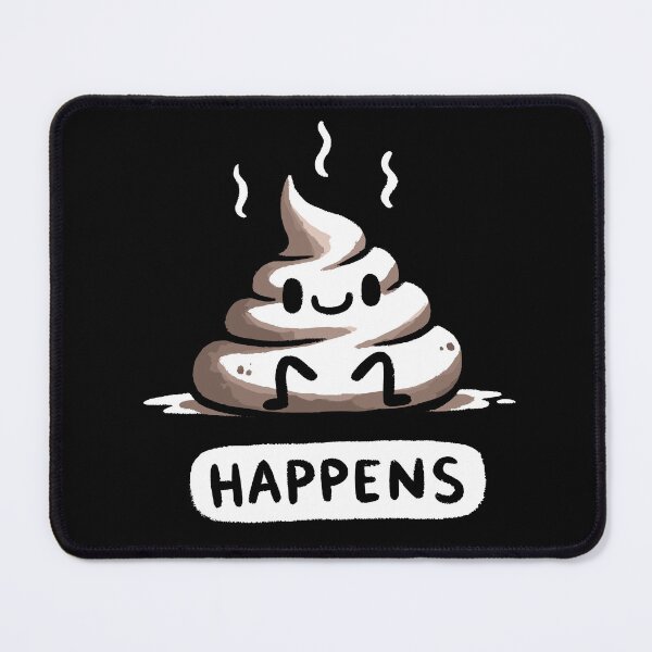 Artikelvorschau, Shit Happens Emoji entworfen und verkauft von DoodleDashShop.