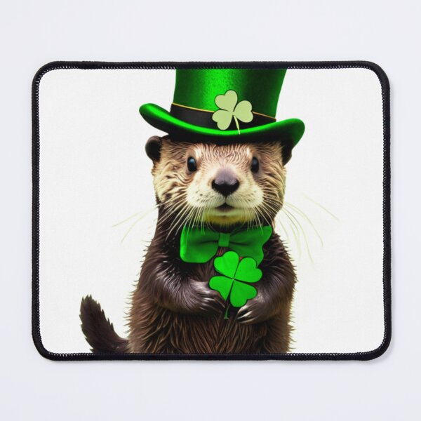 Item preview, St Patrick’s Day Otter designed and sold by SunMoonMarket.