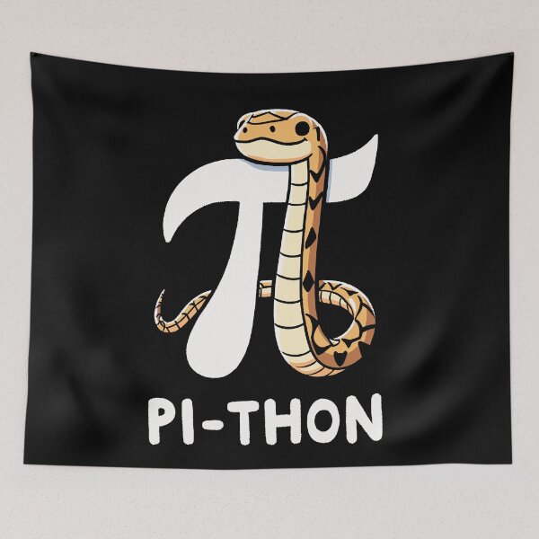 Item preview, Pi-Thon Math Python Snake Pi symbol designed and sold by DoodleDashShop.