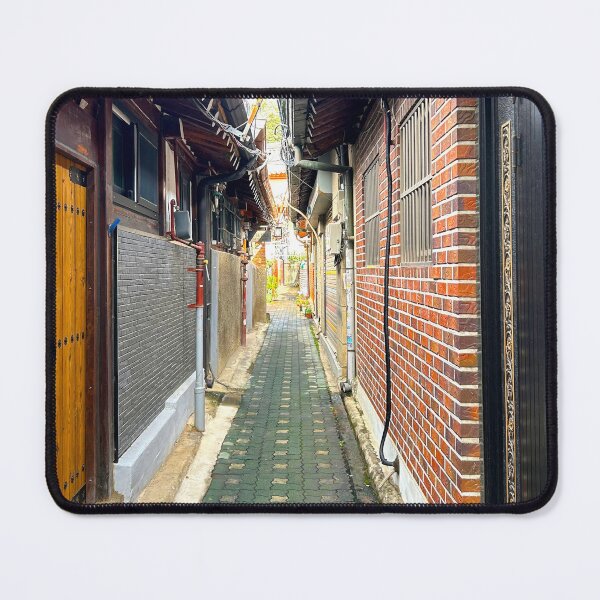 Item preview, Long Narrow Hanok Alley | Seoul Street Photography designed and sold by YemmyZImages.