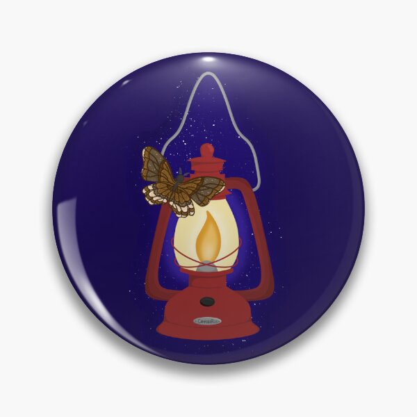 Item preview, Retro Oil Camping Lantern and Moth designed and sold by SavannahAddison.