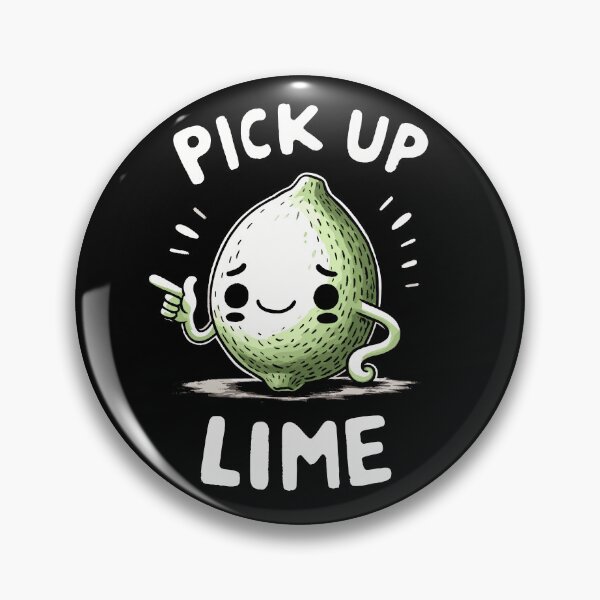 Artikelvorschau, Flirty Pick up Line Green Lime entworfen und verkauft von DoodleDashShop.