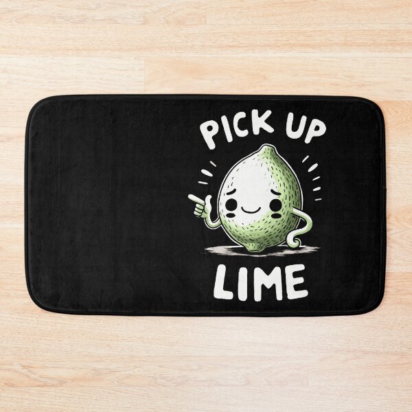 Item preview, Flirty Pick up Line Green Lime designed and sold by DoodleDashShop.