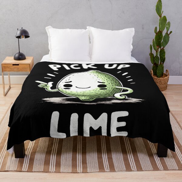 Item preview, Flirty Pick up Line Green Lime designed and sold by DoodleDashShop.