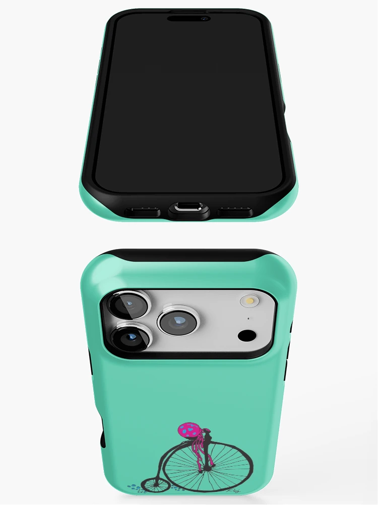 Thumbnail 3 of 4, iPhone Case, Jelly Riding Bike designed and sold by RootsImprints.
