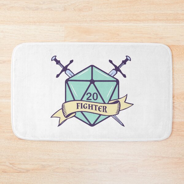 Item preview, DnD Fighter D20 designed and sold by sunburstrpg.