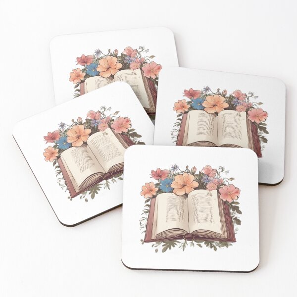 Item preview, Captivating Harmony of Open Books and Blooms designed and sold by Nprint.