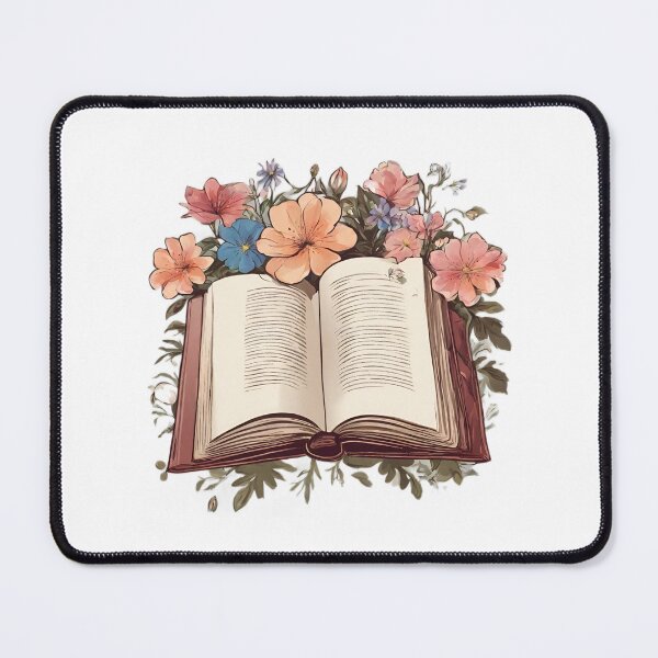 Item preview, Captivating Harmony of Open Books and Blooms designed and sold by Nprint.