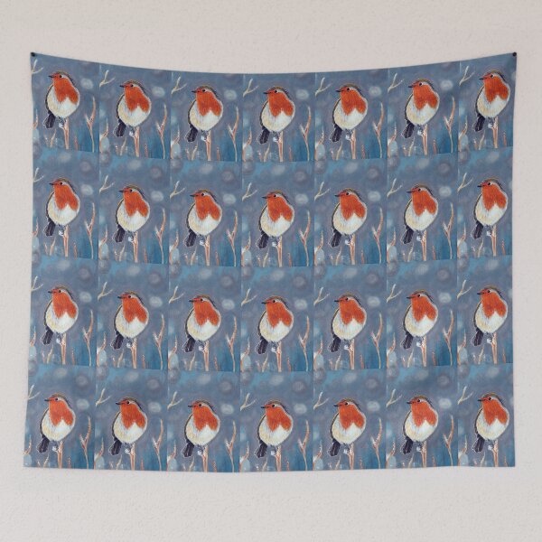 Item preview, Winter Robin Painting designed and sold by Art by Kirsten Sneath.