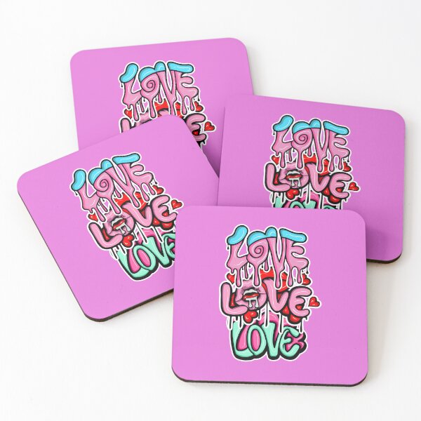 Item preview, Love - Aesthetic Funny Graffiti Art For Valentines Day designed and sold by Raccoon's World.
