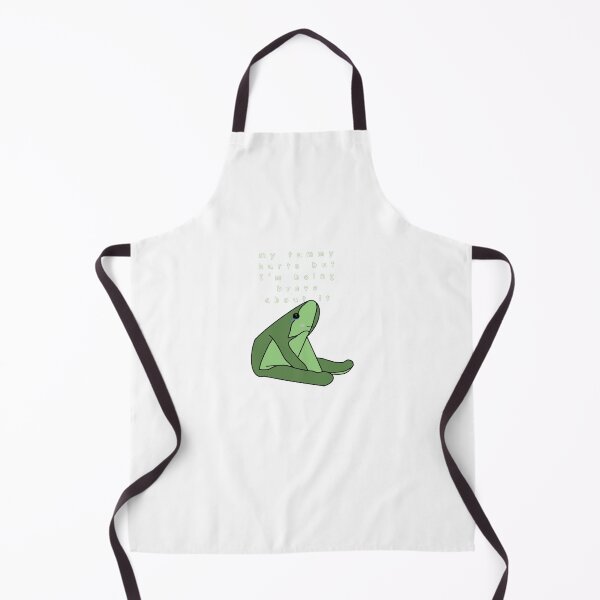 Item preview, My tummy hurts but I’m being brave about it frog designed and sold by Inner-Frog-Blob.