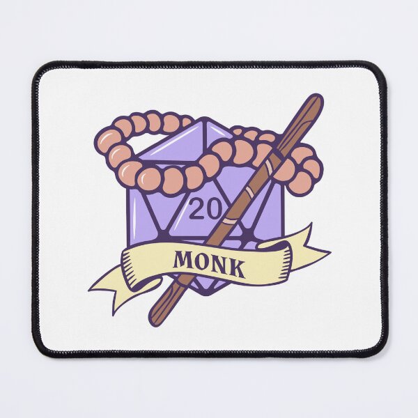 Item preview, DnD Monk D20 designed and sold by sunburstrpg.