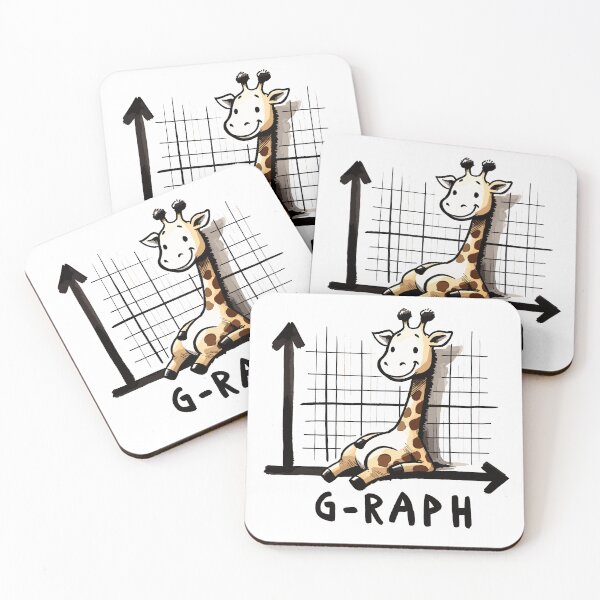 Item preview, Funny Math joke Graph Giraffe designed and sold by DoodleDashShop.