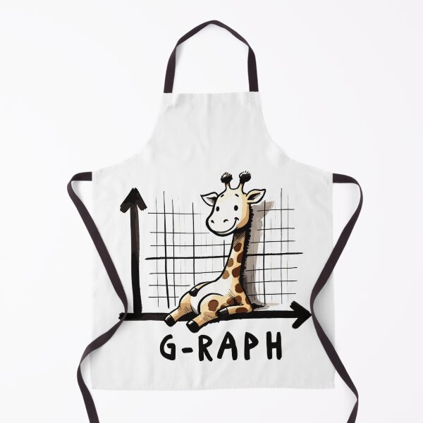 Artikelvorschau, Funny Math joke Graph Giraffe entworfen und verkauft von DoodleDashShop.