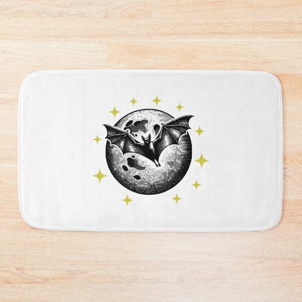 Item preview, Vintage Bat and Moon Cottagecore  designed and sold by retrorascal.